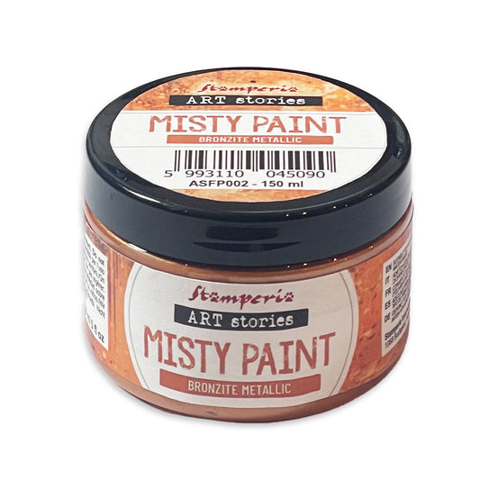 Stamperia - Art Stories - ASFP002 - Misty Paint Metallic - Bronzite - 150ml