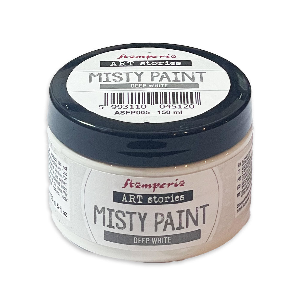 Stamperia - Art Stories - ASFP005 - Misty Paint - Deep White - 150ml