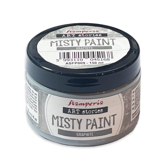 Stamperia - Art Stories - ASFP009 - Misty Paint - Graphite - 150ml