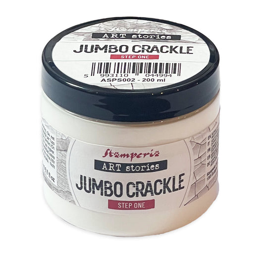 Stamperia - Art Stories - ASPS002 - Jumble Crackle  Step 1 Transparent - 200ml