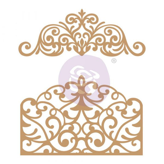 Chipboard - Flourish Gate - (2 pieces)