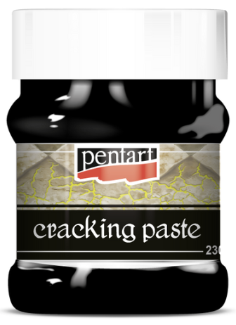 Pentart - Cracking Paste - Opaque Black - 230ml