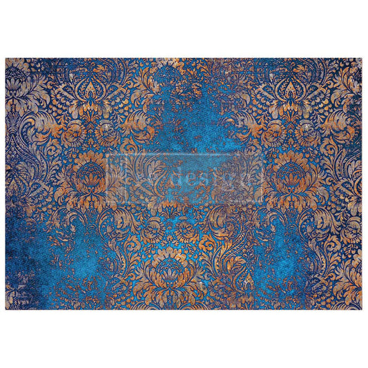 Decoupage Paper - redesign - A1 - Royal Patina - 23" x 33" Fiber