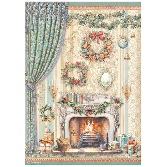 Decoupage Paper - Stamperia - A4 - DFSA4939 - The Nutcracker - Chimney - Rice Paper