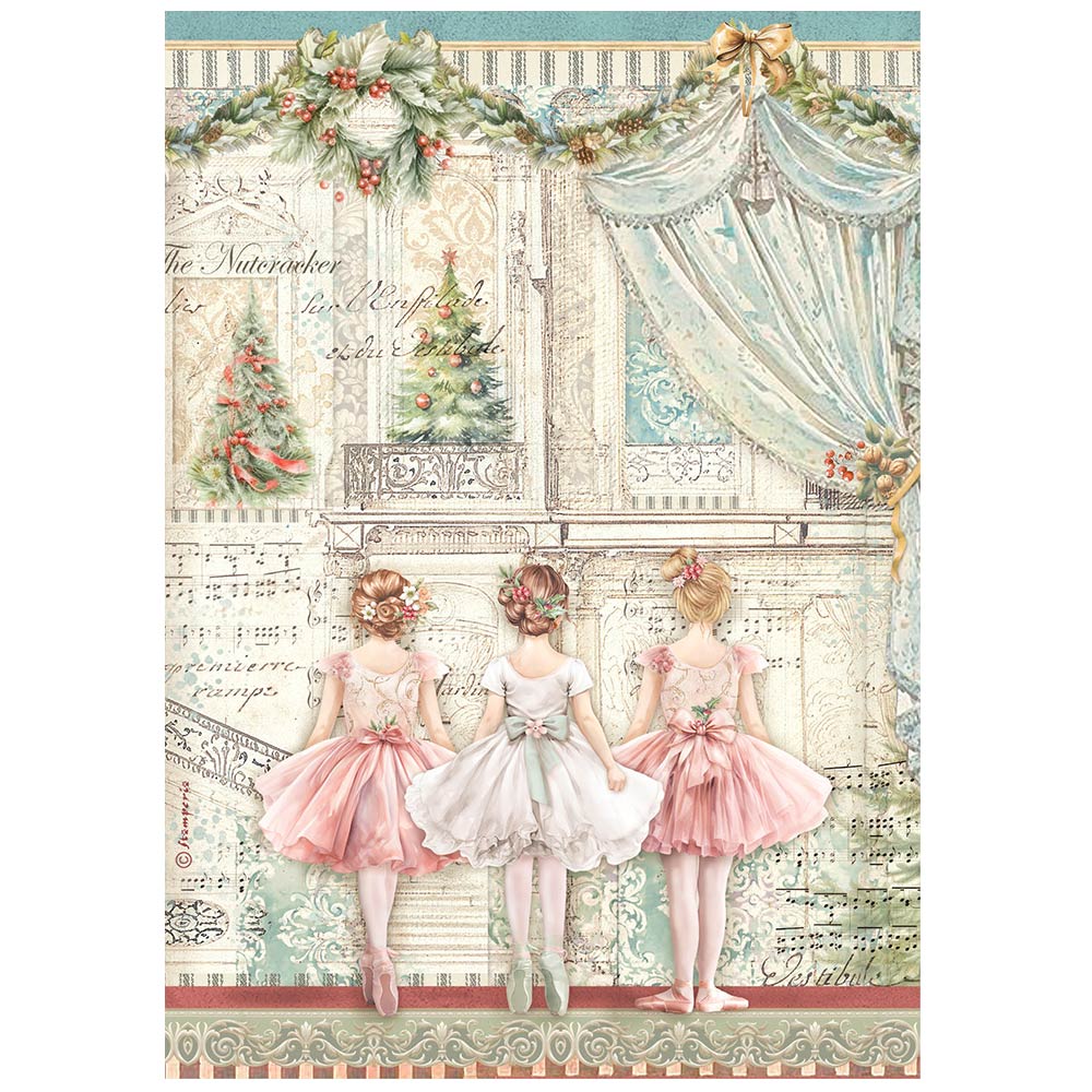 Decoupage Paper - Stamperia - A4 - DFSA4943 - The Nutcracker - Ballet - Rice Paper