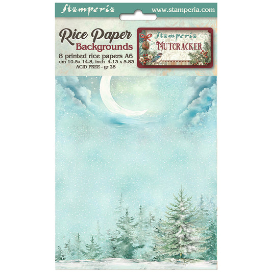 Decoupage Paper - Stamperia - A6 Selection 8 - DFSAK6027 - The Nutcracker - Backgrounds - Rice Paper