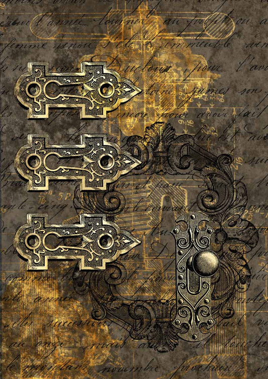 Decoupage Paper - DQ - DQRP0134 - Unhinged  - Rice Paper