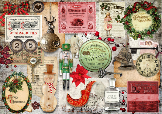 Decoupage Paper - DQ - DQRP0528 - The Spirit of Christmas - Rice Paper