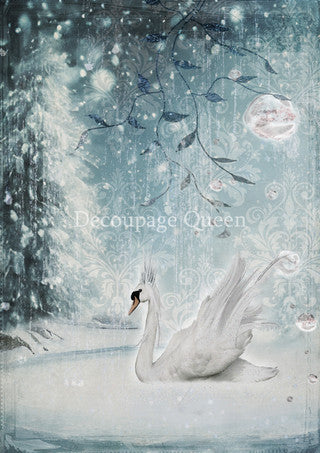 Decoupage Paper - DQ - DQRP0673- A4 - Majestic Winter