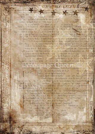 Decoupage Paper - DQ - DQRP0690- A4 - Warm and Cozy Background