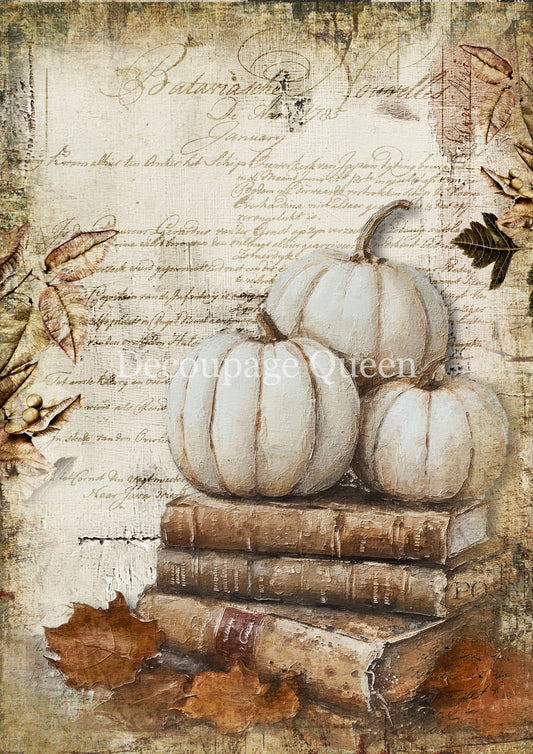 Decoupage Paper - DQ - DQRP0782 - Cottage Pumpkin 2
