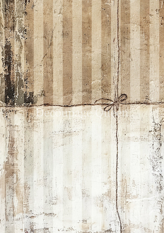 Decoupage Paper - DQ - DQRP0784 - Cottage Stripes