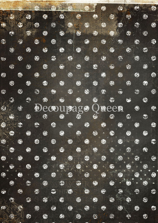 Decoupage Paper - DQ - DQRP0788 - Black and White Dots
