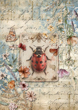 Decoupage Paper - DQ - DQRP0861 - Ladybird - Rice Paper
