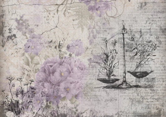 Decoupage Paper - DQ - DQRP0867 - Iveta Ziedina -Herbal Medicine - Rice Paper