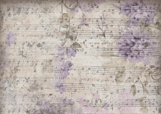 Decoupage Paper - DQ - DQRP0868 - Iveta Ziedina -Lilac Song  - Rice Paper