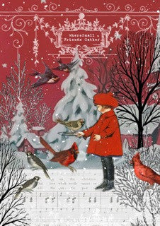 Decoupage Paper - DQ - DQRP0878 - Gatherings of Friends-Christmas in the Village - Rice Paper