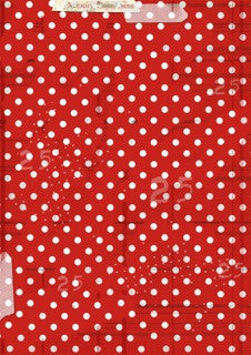 Decoupage Paper - DQ - DQRP0883 - Jingle Dots-Seasons Greetings - Rice Paper