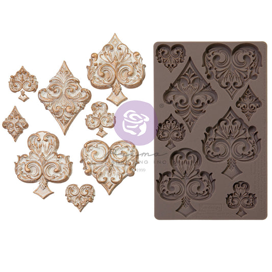 Decor Moulds - Redesign - Lost in Wonderland - Deck of Cards - 5"x8"