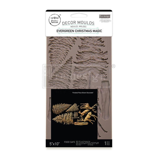 Decor Moulds - Redesign - Evergreen Christmas - 5"X10"