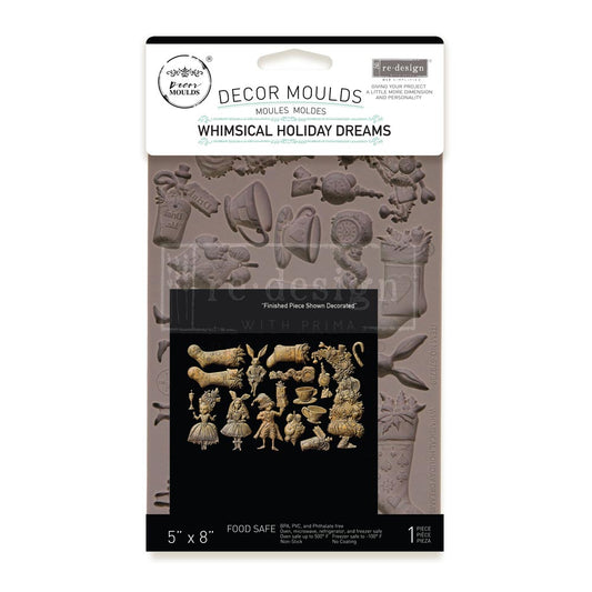 Decor Moulds - Redesign - Whimsical Holiday Dreams - 5"X8"