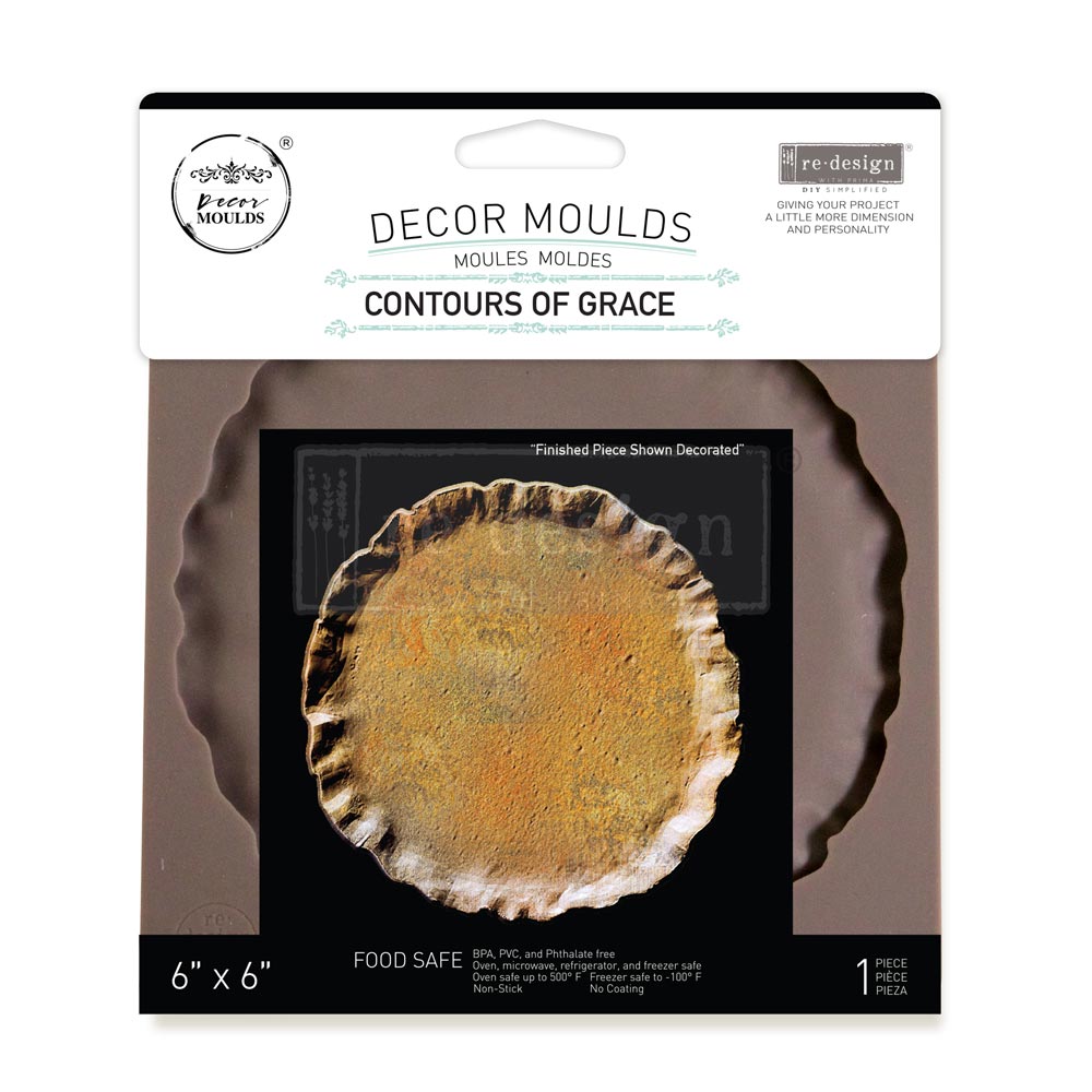 Decor Moulds - Redesign - Contours of Grace - 6" x 6"