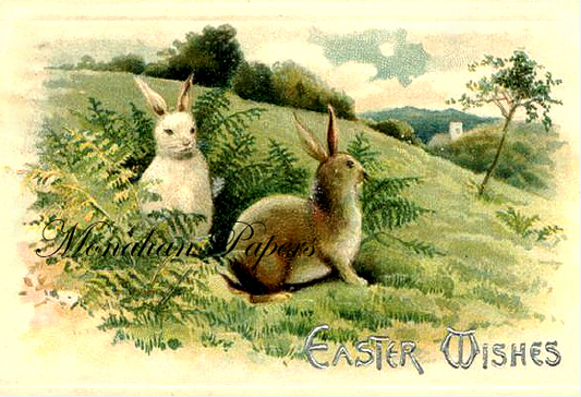 Decoupage Paper - Monahan Papers- E0058 - Easter Wishes - 11X17