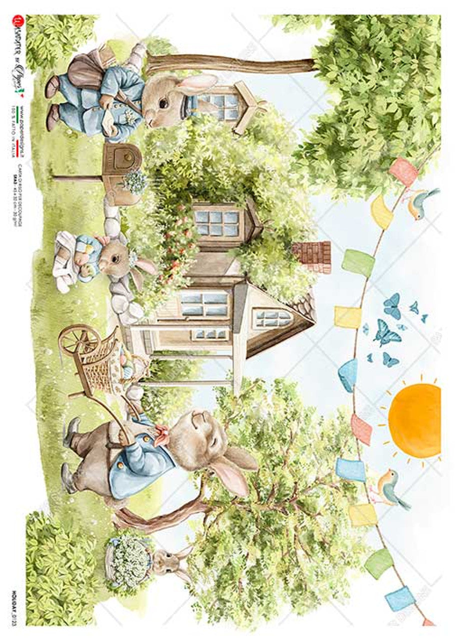 Decoupage Paper - Paper Design - A4 - Holiday PD0123 -Easter- Rice Paper