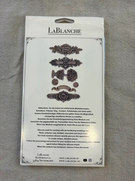 Decor Moulds - LaBlanche - Emblem 5"x8" - LBMF135