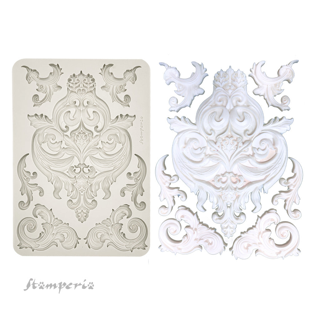 Stamperia - Art Stories - KACMA404 - Moulds - A4 - Frieze and Corners