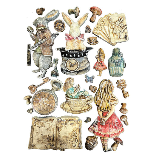 Moulds - Stamperia - A5 - KACMA572 - Alice in Christmas - Alice - Silicone