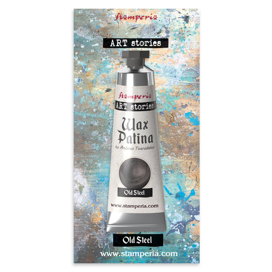 Stamperia - Art Stories - KECW01 - Wax Patina - Old Steel - 40ml