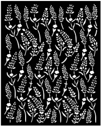 Stencils - Stamperia - KSTDL168 - 20X25cm (7.87"x9.84") - Lavender - Pattern