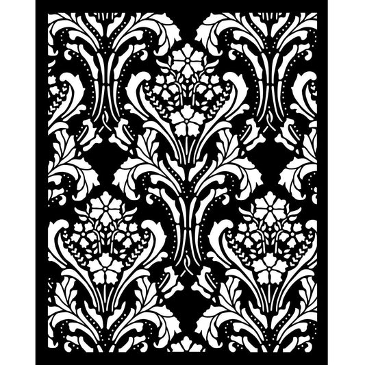 Stencils - Stamperia - KSTD191 - 20X25cm (8"x10")-Quiet Days-Baroque Tapestry