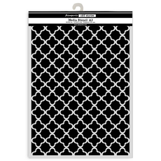 Stamperia - Art Stories - KSTDA3004 - Stencils - A3 - Bee Net