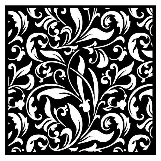 Stencils - Stamperia - KSTDQ078 - 18X18cm (7"x7") - Rose Parfum