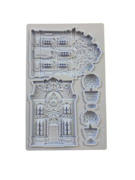 Decor Moulds - LaBlanche - Baroque Houses 5"x8" - LBMF134