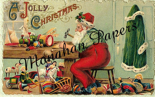 Decoupage Paper - Monahan Papers- C0080 A Jolly Christmas