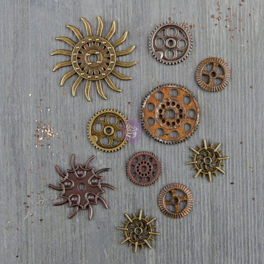 Mechanicals - Steampunk Gears - (10 pieces)