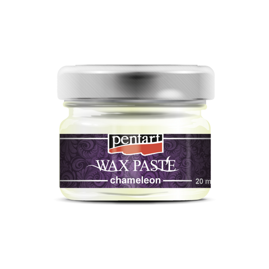 Pentart - Wax Paste - Metallic Chameleon-White Gold - 20ml