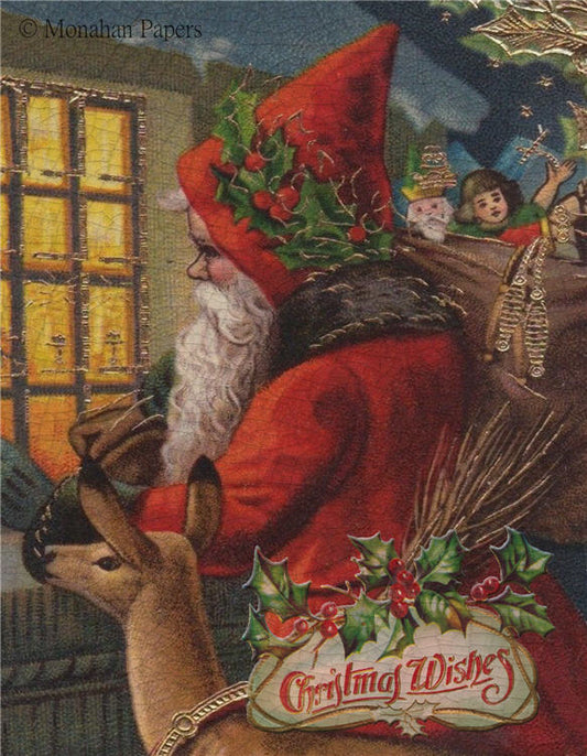 Decoupage Paper - Monahan Papers- C0325 Christmas Wishes