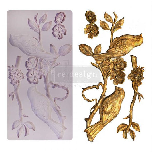 Decor Moulds - redesign - Blossoming Spring - 5"x10"x8mm