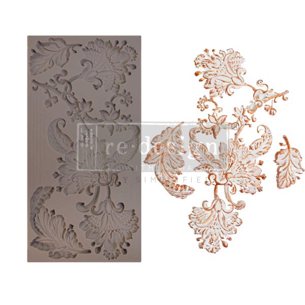 Decor Moulds - redesign - Just Paisley - 5"x10"x8mm