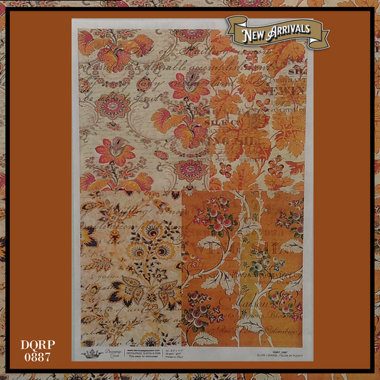 Decoupage Paper - DQ - DQRP0887 - Fields of Plenty-Harvest Field - Rice Paper