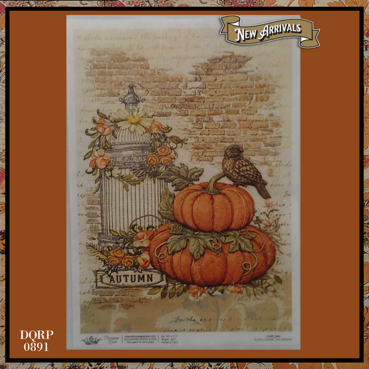 Decoupage Paper - DQ - DQRP0891 - The Harvest-Harvest Field - Rice Paper