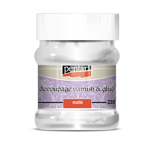 Pentart - Varnish - Decoupage Varnish and Glue - Matte -230ml