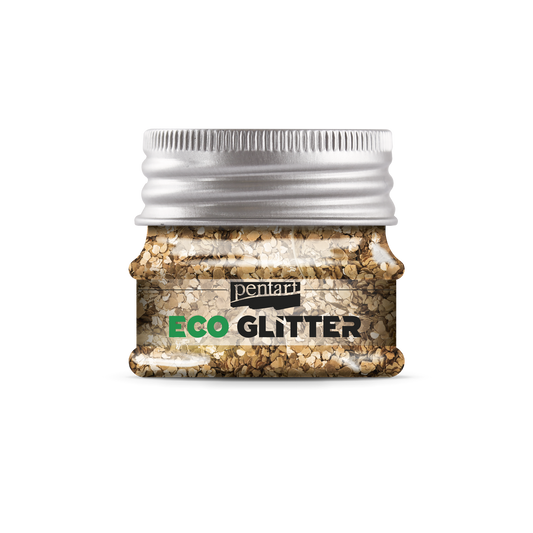 Pentart - Eco Glitter - RoseGold - Confetti - 15g
