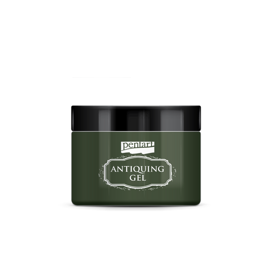 Pentart - Antiquing Gel - Olive - 150ml