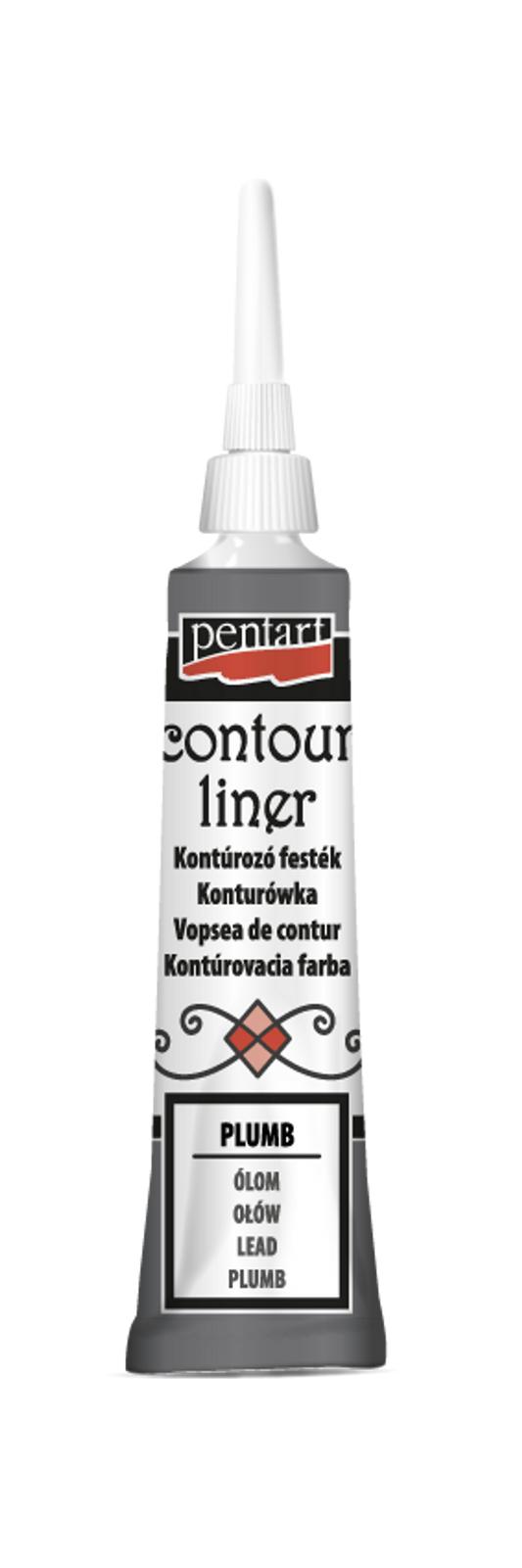 Pentart - Contour Liner - Lead - 20ml