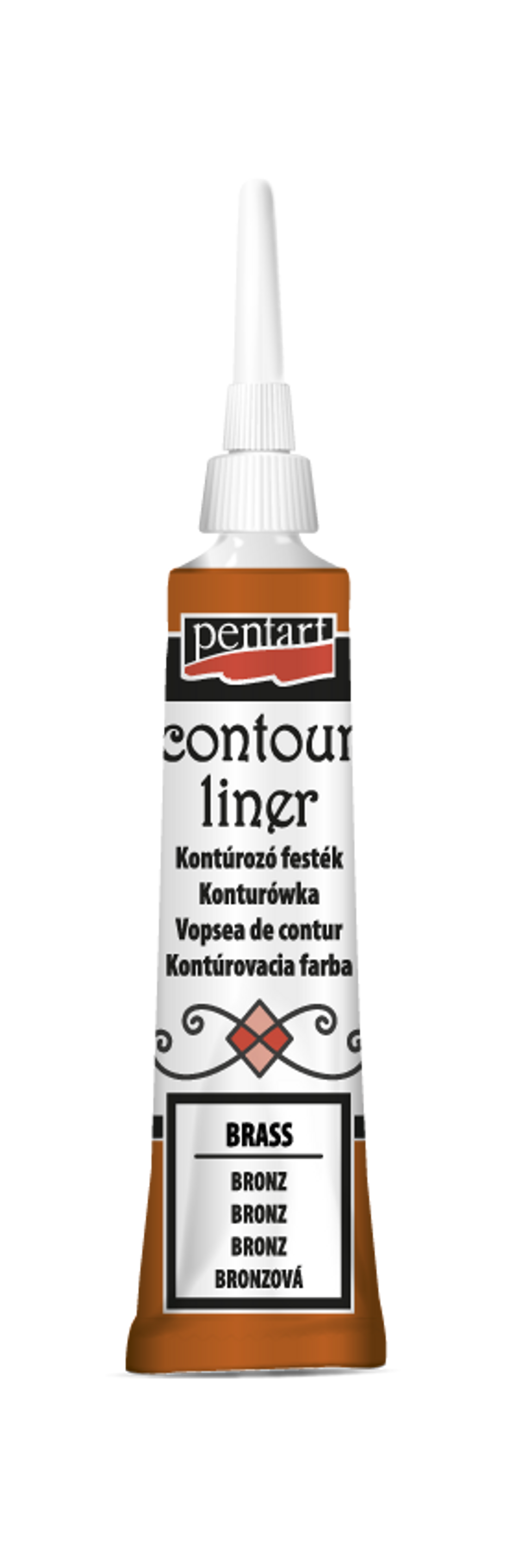 Pentart - Contour Liner - Bronze - 20ml